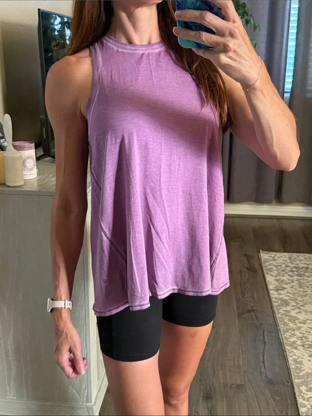 Lululemon Sleeveless Lavender Tank Top- Size 6